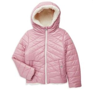 Pink Quilted Michael Kors Kids Jacket